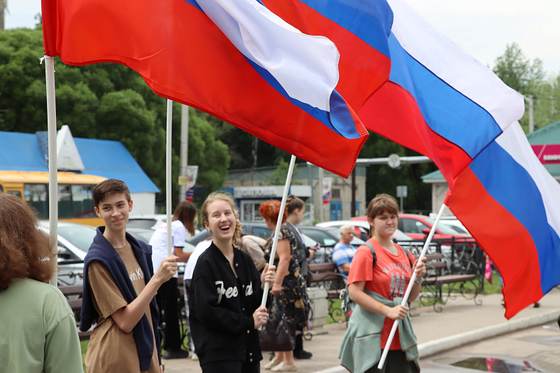 В Ивановском районе отметили День России.